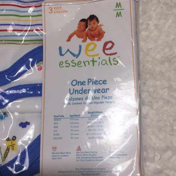 Boys one piece underwear - Picture 2 of 2